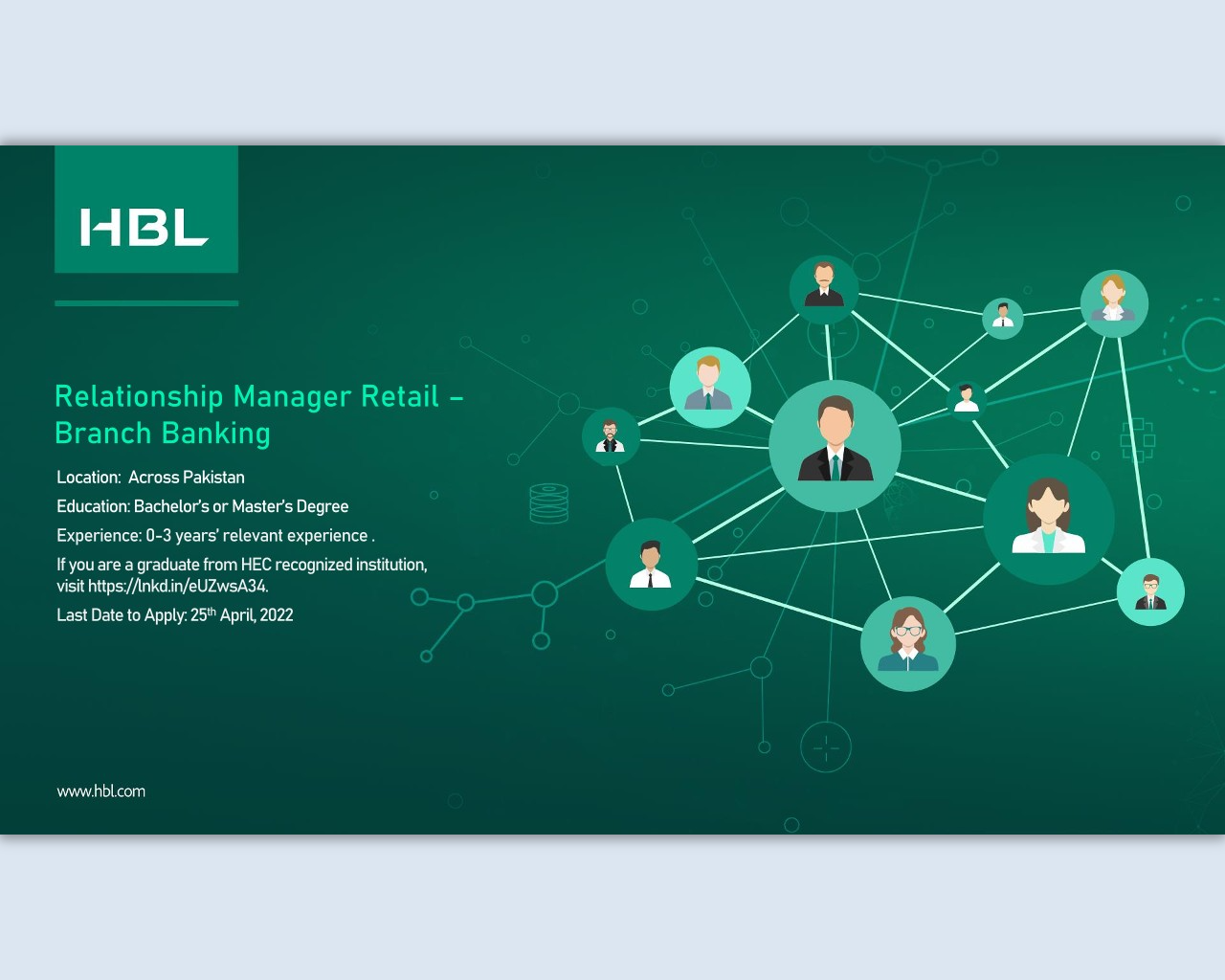 HBL Bank New Jobs For Males & Females