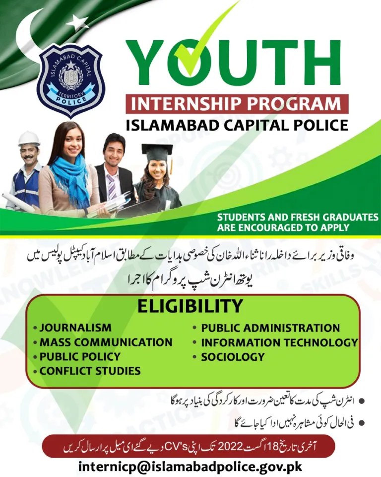 Islamabad Police Internship Program 2022